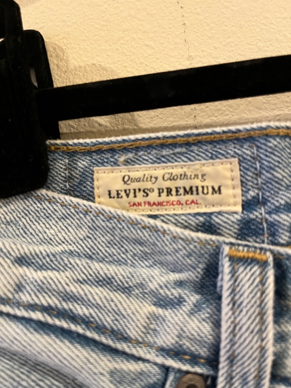 Levi's Light Blue Wide Leg Jeans - Picture 7 of 7